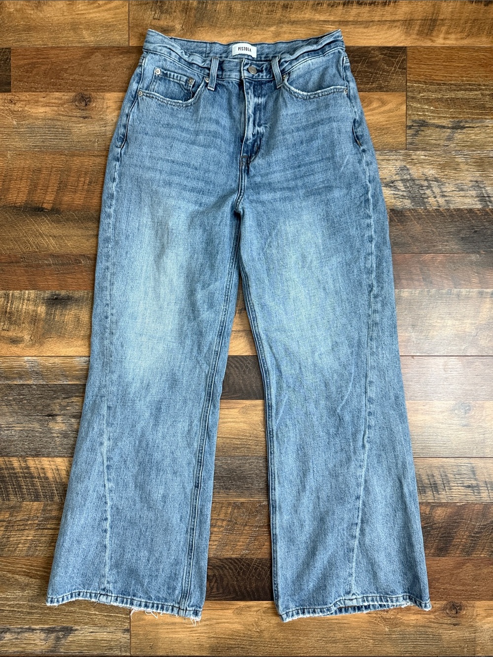 Pistola High Rise Wide Leg Palazzo Denim Jeans